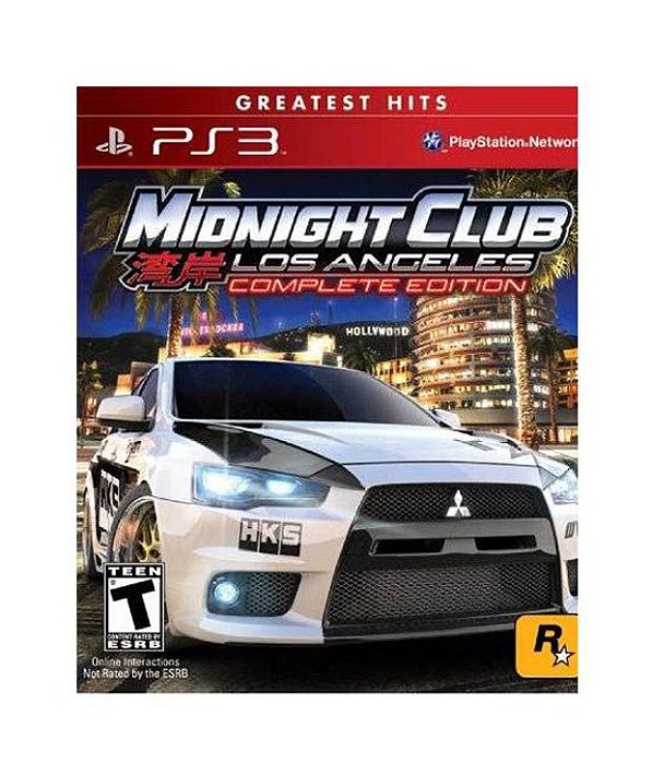 MIDNIGHT CLUB LOS ANGELES COMPLETE EDITION PS3 USADO