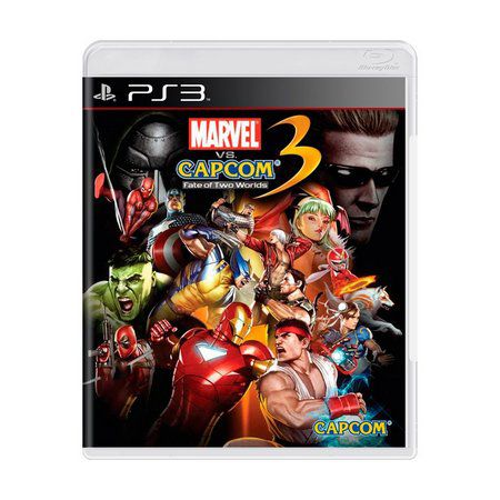 MARVEL VS CAPCOM 3 FATE OF TWO WORLDS PS3 USADO