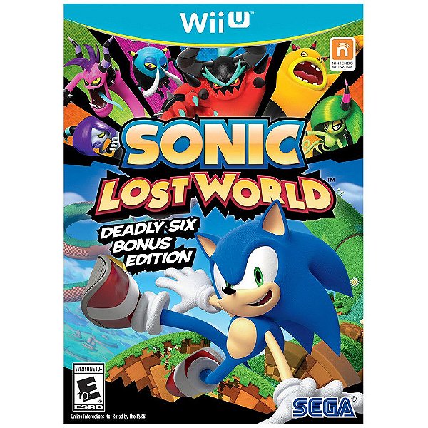 SONIC LOST WORLD WIIU USADO