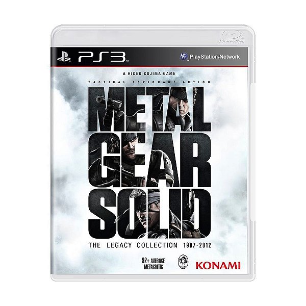 METAL GEAR SOLID THE LEGACY COLLECTION PS3 USADO