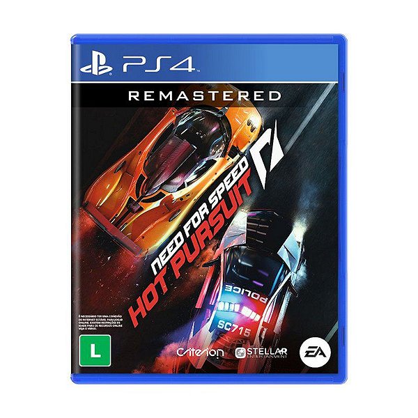NEED FOR SPEED HOT PURSUIT REMASTERED PS4 USADO