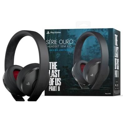 NEW HEADSET 7.1 GOLD EDIÇÃO LIMITADA THE LAST OF US PART II USADO