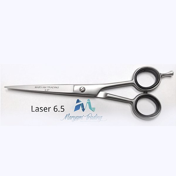 TESOURA PROFISSIONAL Aço Jap 420 Laser 6.5  Prata - Maryam Trading