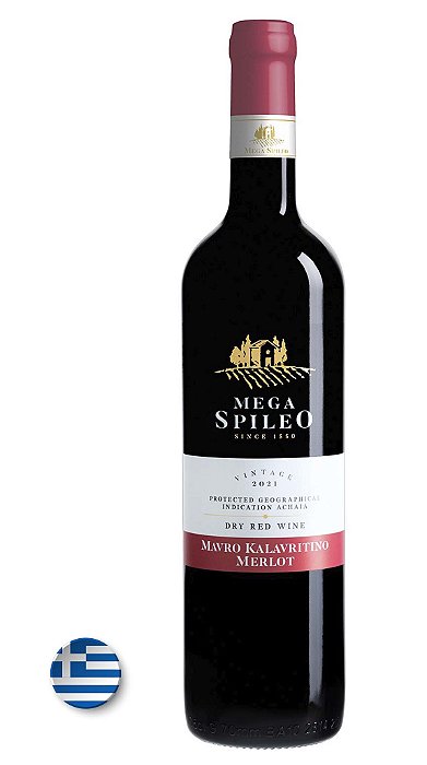 Mega Spileo Mavro Kalavritino & Merlot PGI