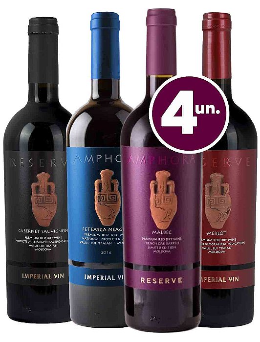 Kit Imperial Vin Reserve - 4 garrafas