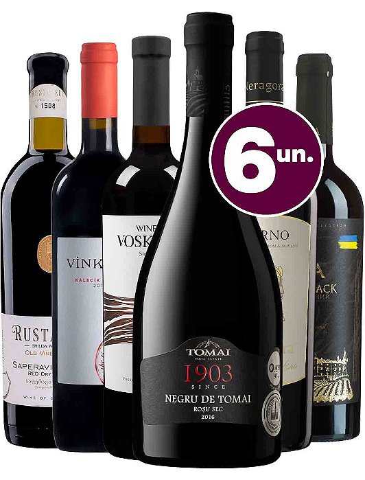 KIT TINTOS EMBLEMÁTICOS DIAMANTE - 6 garrafas