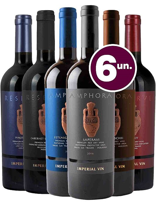 Kit Tintos Imperial Vin Reserve - 6 garrafas