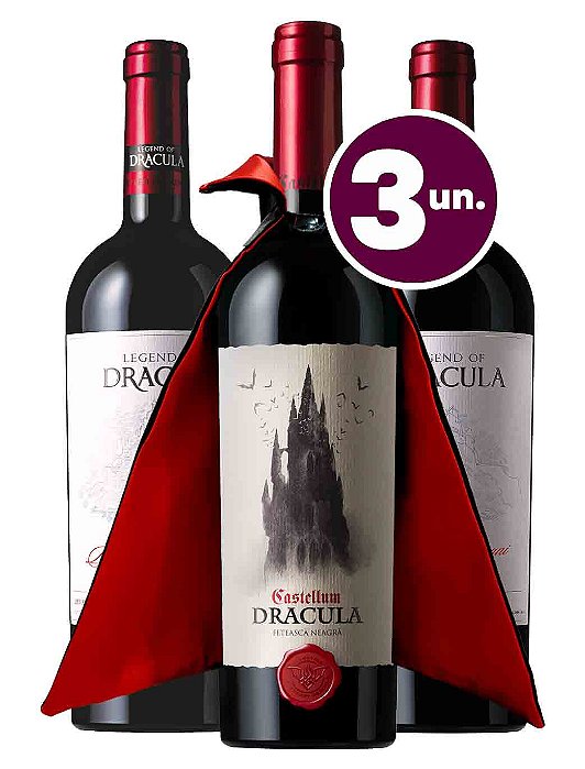 Kit Tintos do Dracula - 3 garrafas