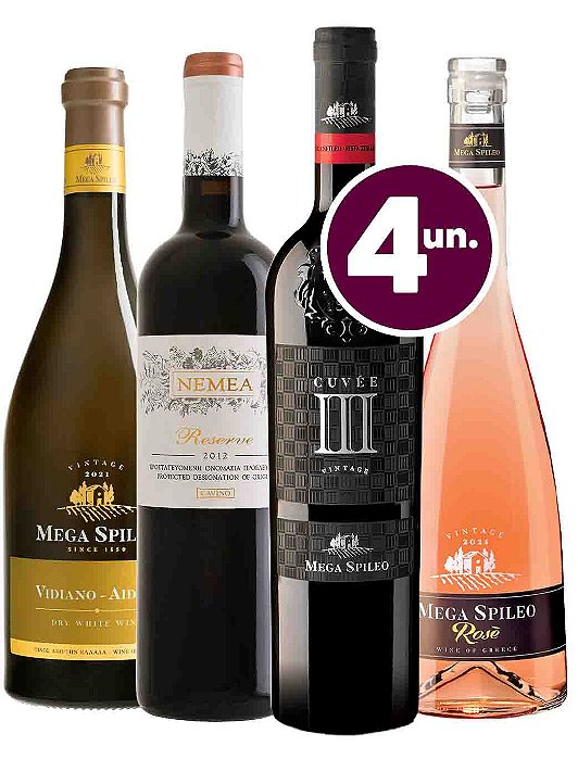 Kit GRÉCIA - 4 garrafas