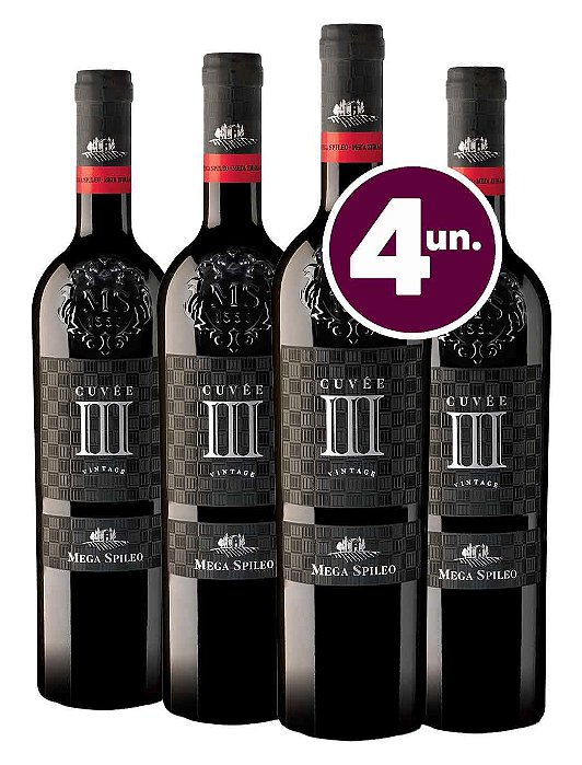 KIT Mega Spileo Cuvée III Red PGI - 4 garrafas