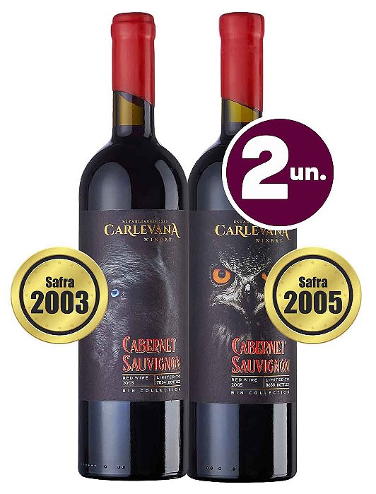 Kit Carlevana Collection 2003/2005 - 2 garrafas