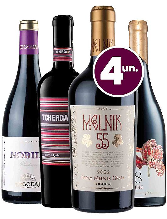 Kit Bulgária PREMIUM - 4 garrafas