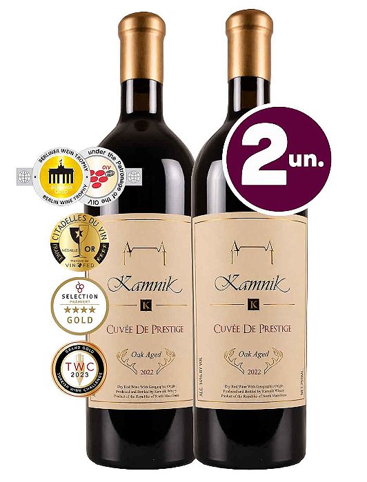 KIT Kamnik Cuvée de Prestige Oak Aged IGT - 2 garrafas