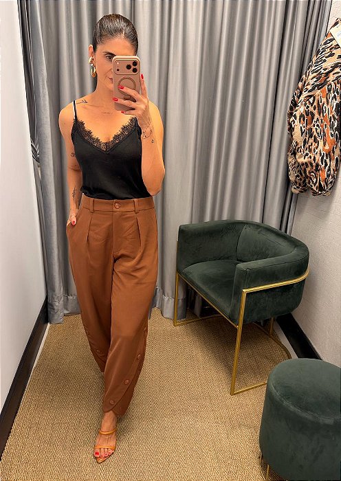 CALÇA TWILL BOTÕES