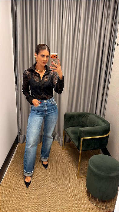 CAMISA RENDA