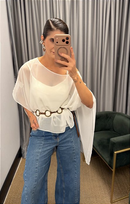 BLUSA CELESTE