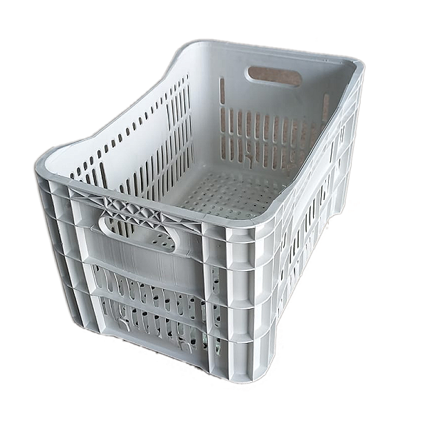 Caixa Agricola Hortifruti Vazada Feira Plastica 49L
