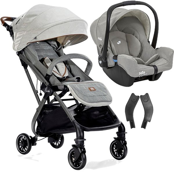 Carrinho de Bebe Joie Tourist Signature Bebe Conforto Oyster