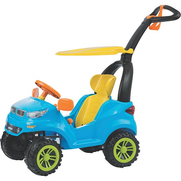 Carrinho de Passeio e Pedal Biemme Push Car Easy Ride Azul