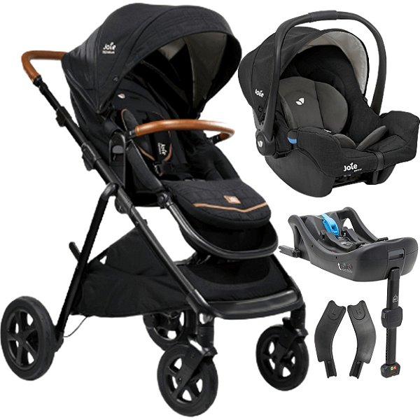 Carrinho de Bebe Joie Aeria Carbon com Bebe Conforto i-Base