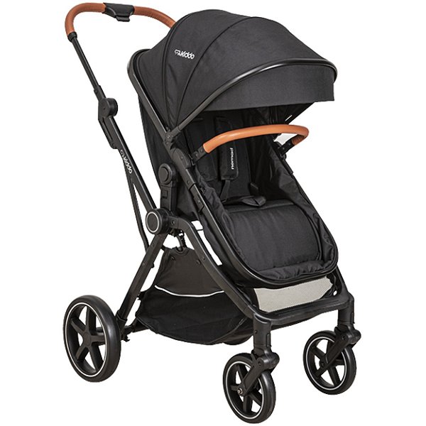 Carrinho de Bebe Berço Passeio Moises Kiddo Nomad Preto