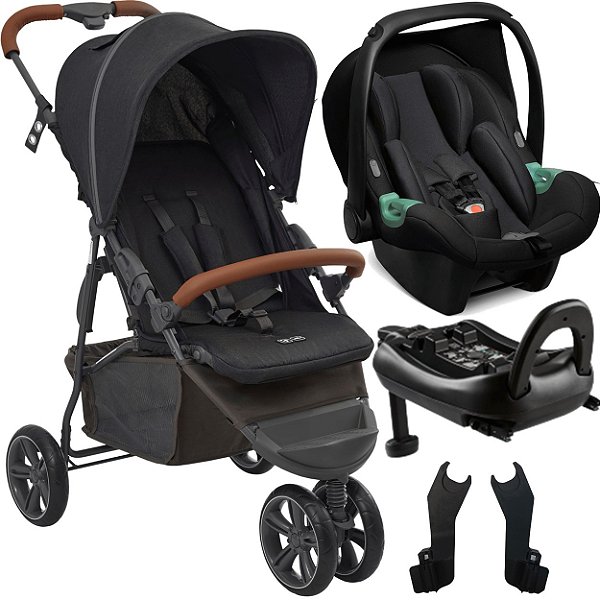 Carrinho Bebe Conforto Base ISOFIX ABC Design Treviso 3 Black