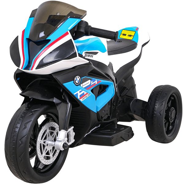 Moto Eletrica Infantil Belfix BMW HP4 Racer Sport 6V Azul