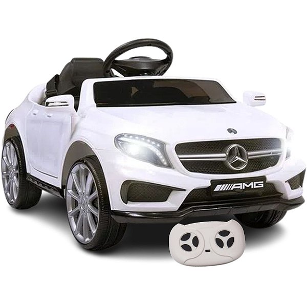 Carro Eletrico Mercedes-Benz GLA 45 Branco com Controle 12V
