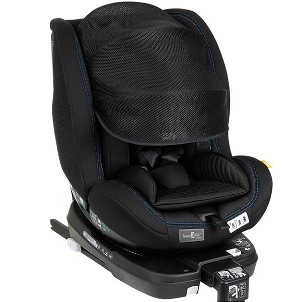 Cadeirinha para Carro Chicco Seat3fit Air 360 Black 0-25kg FIX