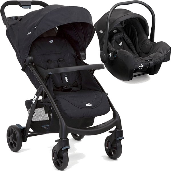 Carrinho de Bebe Bebe Conforto Joie Muze Preto Coal