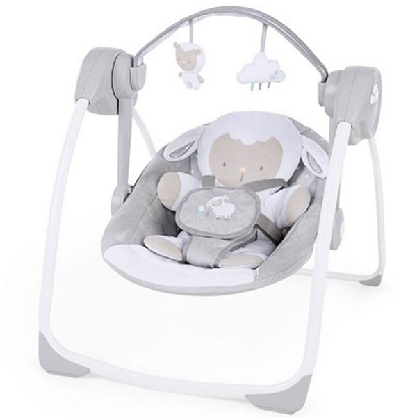 Cadeira de Descanso Ingenuity Comfort 2 Go Portable Swing Cuddle Lamb Ovelha
