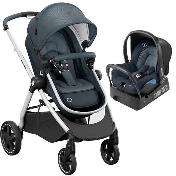 Carrinho Moises Bebe Conforto Base Maxi Cosi Anna2 Graphite