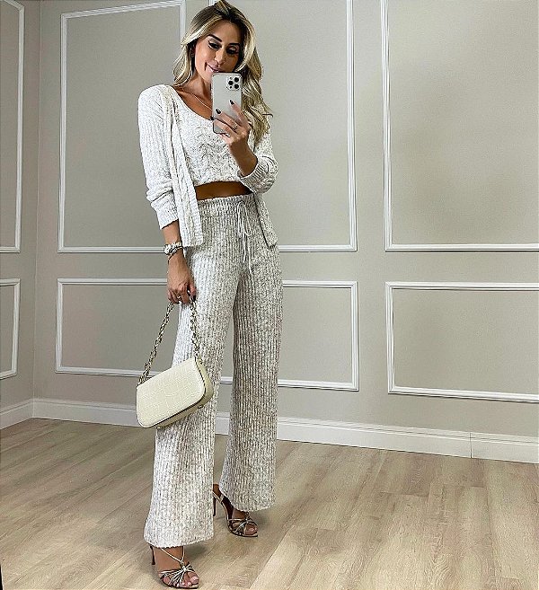 Conjunto de Tricot Safira Mescla