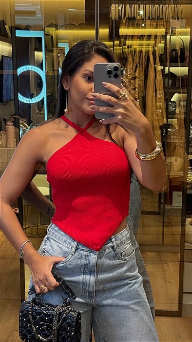 Cropped Valentina Vermelho