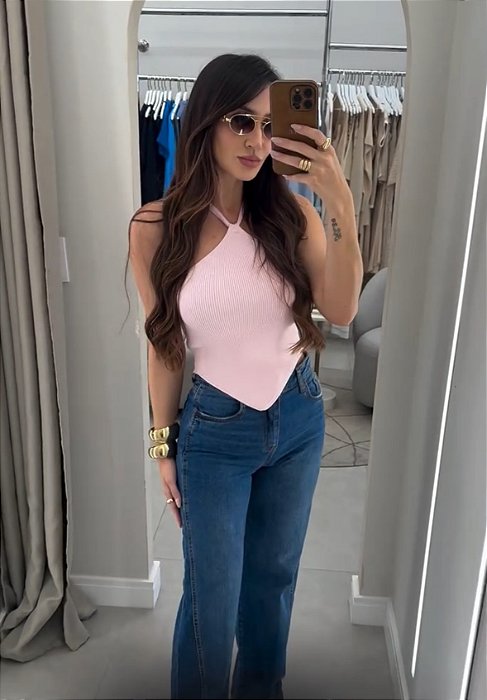 Cropped Valentina Rosa
