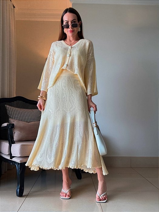 Conjunto Midi Tulum Amarelo