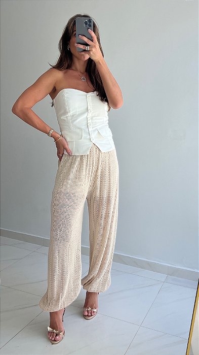 Calça Aladim Off White