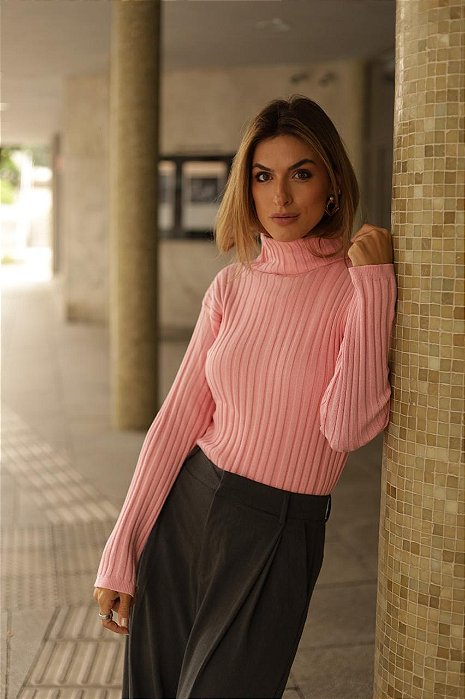Blusa de Tricot Nina Rosa