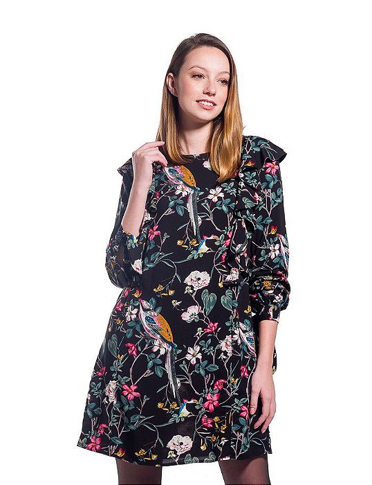 vestido tubinho viscose