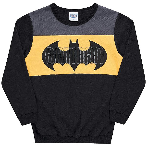 Blusão Batman Infantil Kamylus