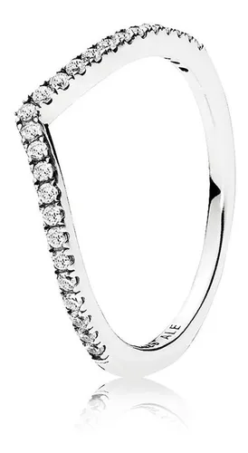 Anel Aparador Chevron Em Prata 925 Pura Legítima Feminino