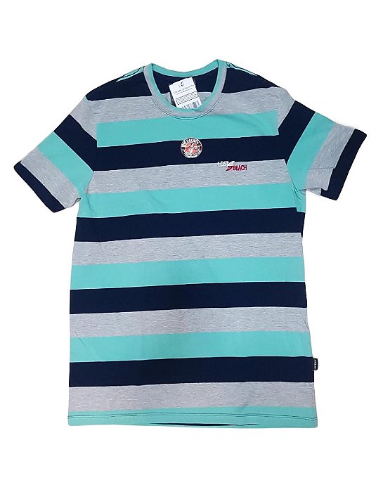 Camiseta Surf Lost Beach Listrada Masculina