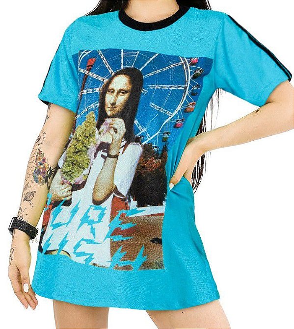 Vestido feminino prison blue monalisa