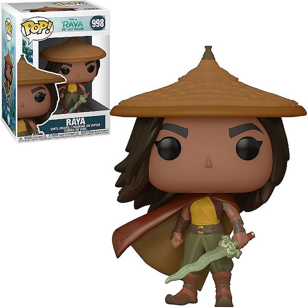 Pop Funko Raya Com Chapéu #998 Disney Raya E O Último Dragão