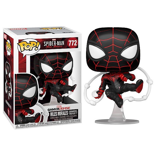 Pop Funko Marvel Gamer Verse Miles Morales (Advanced Tech Suit) #772 Marvel Spider-Man Miles Morales