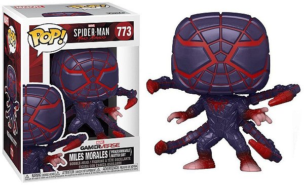 Pop Funko Marvel Gamer Verse Miles Morales (Programmable Matter Suit) #773 Marvel Spider-Man Miles Morales