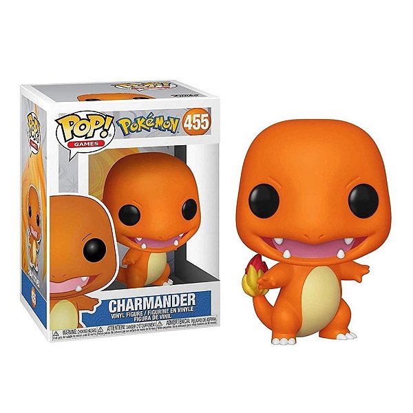 Pop Funko Charmander #455 Pokémon Original Com Nota Fiscal