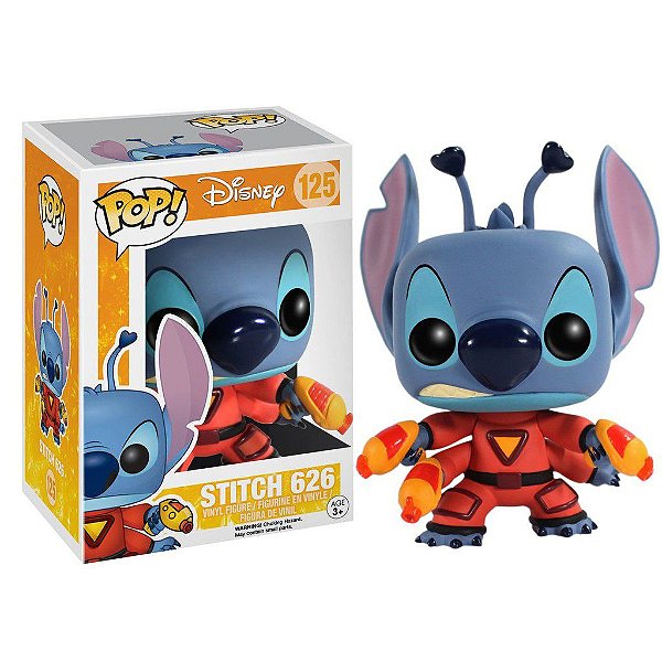 Pop Funko Stitch 626 #125 Disney Original Com Nota