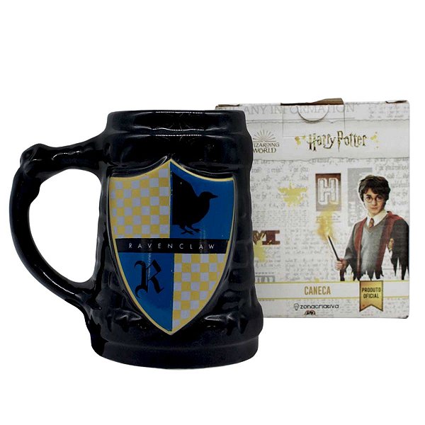 Cálice Taça Caneca 3D Casas Hogwarts Corvinal/Ravenclaw: Harry Potter -  280ml - CD - Toyshow Tudo de Marvel DC Netflix Geek Funko Pop Colecionáveis