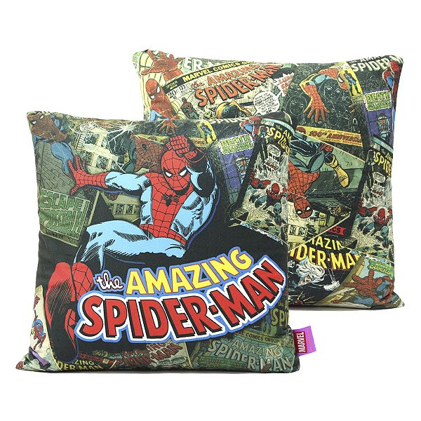Almofada Homem Aranha Spider-Man The Amazing Oficial Marvel